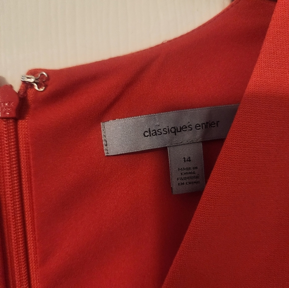 Coral Classique Entier Dress - Picture 3 of 9